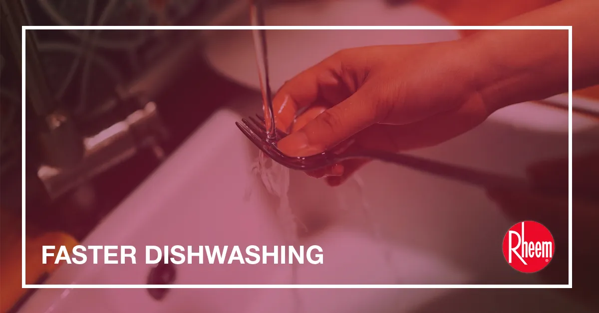faster dishwashing